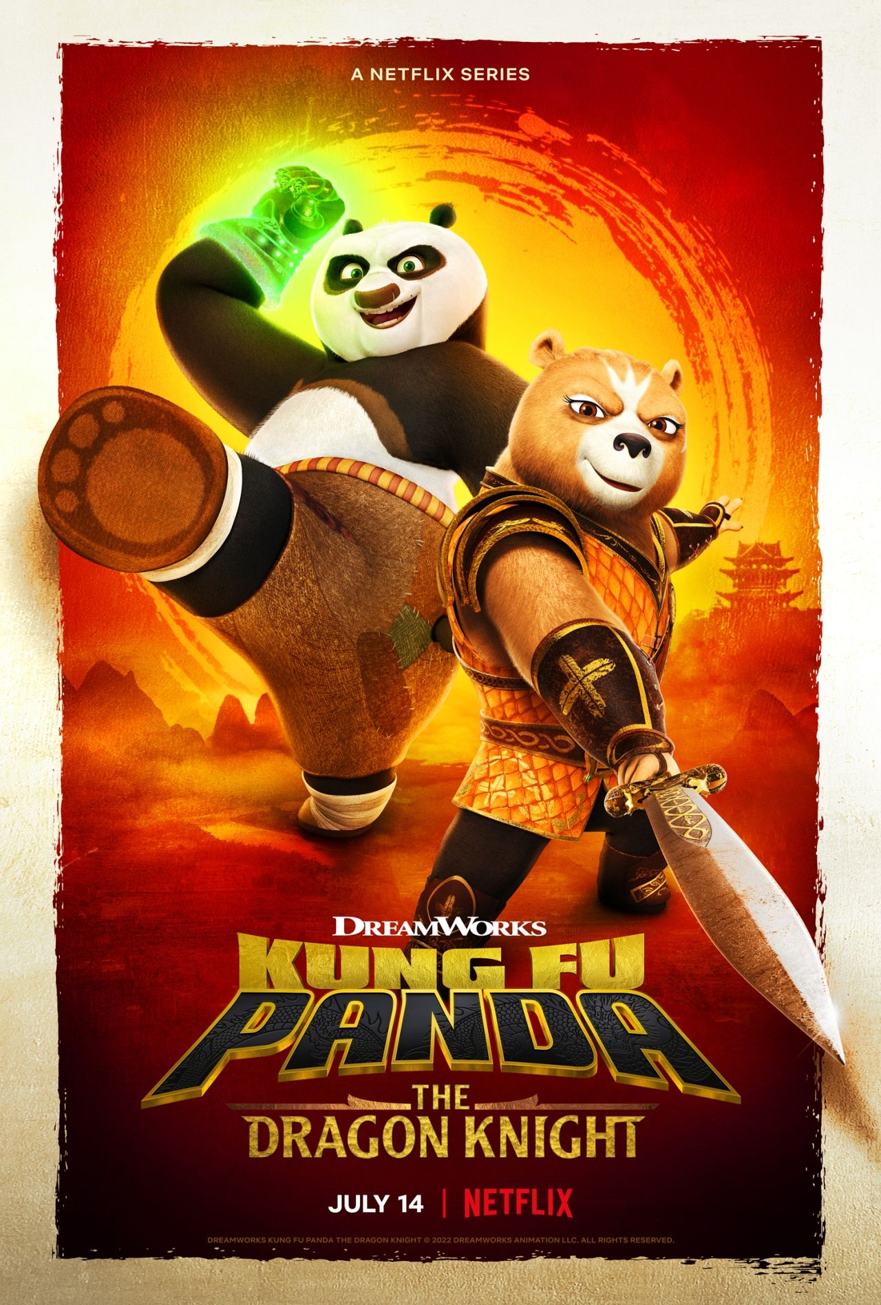  انیمیشن پاندای کونگ فو کار: شوالیه اژدها / Kung Fu Panda: The Dragon Knight